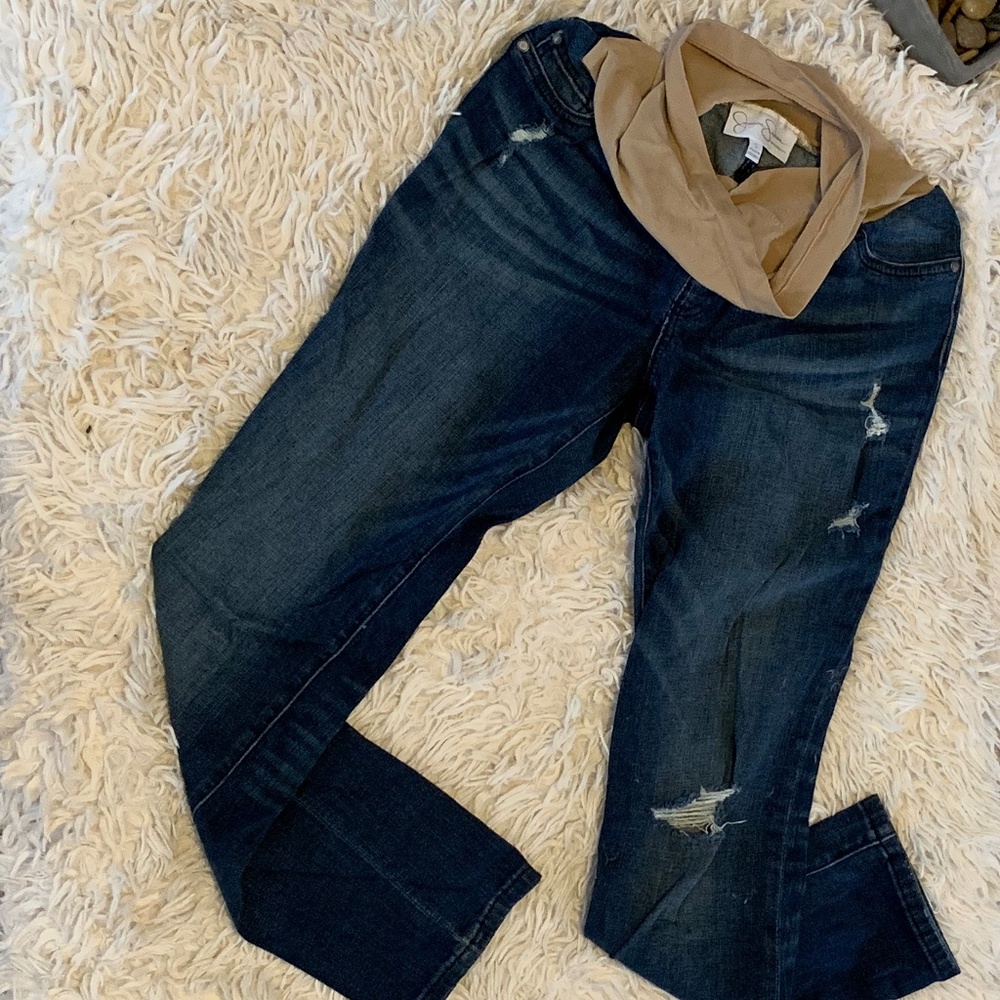 Jessica Simpson Maternity Low Rise Jeans | Size: S